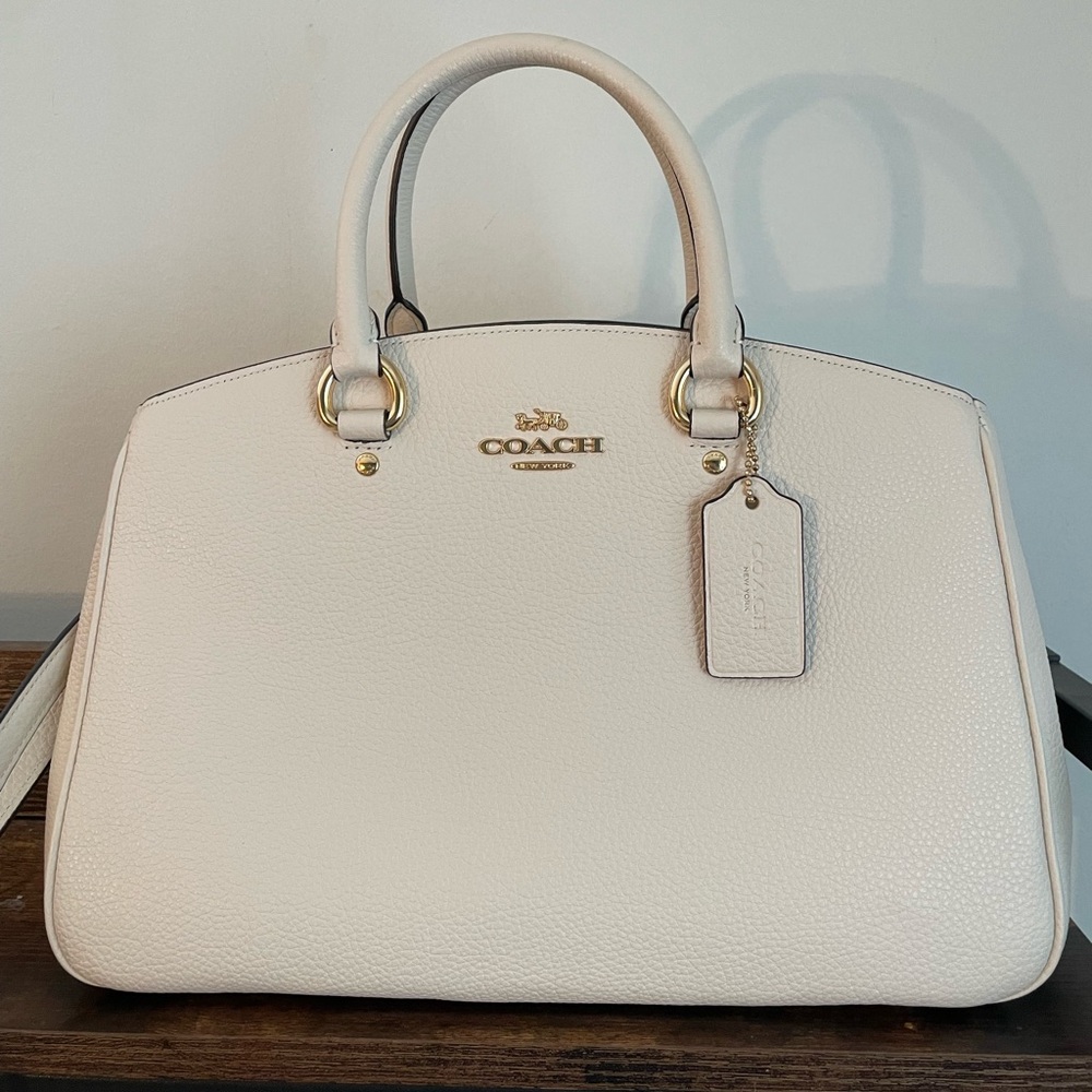 Coach Savannah Carryall Bag Large - Chalk